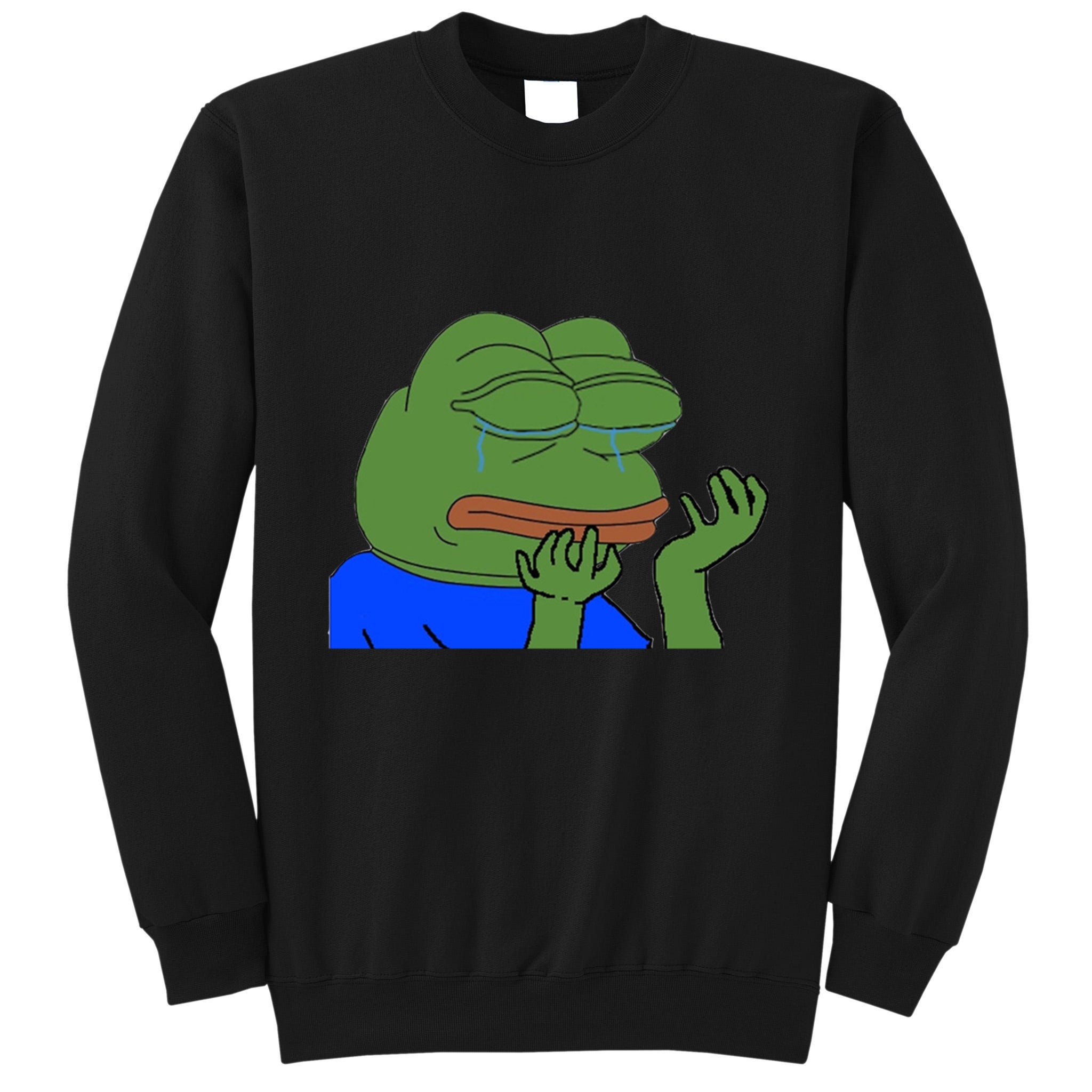 Pepehands Twitch Emote Tall Sweatshirt