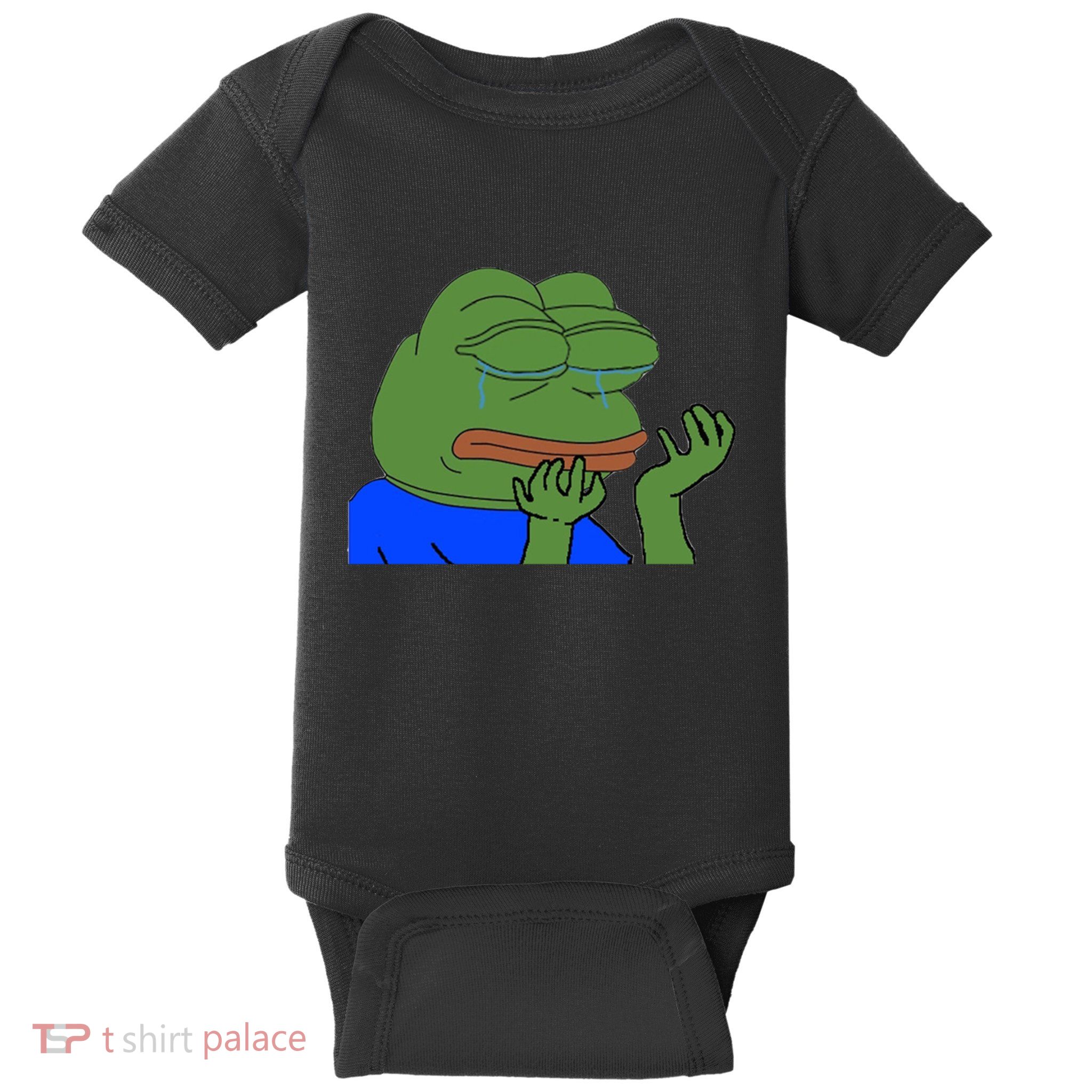 Pepehands Twitch Emote Baby Bodysuit