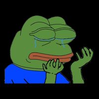Pepehands Twitch Emote Cropped Pullover Crew