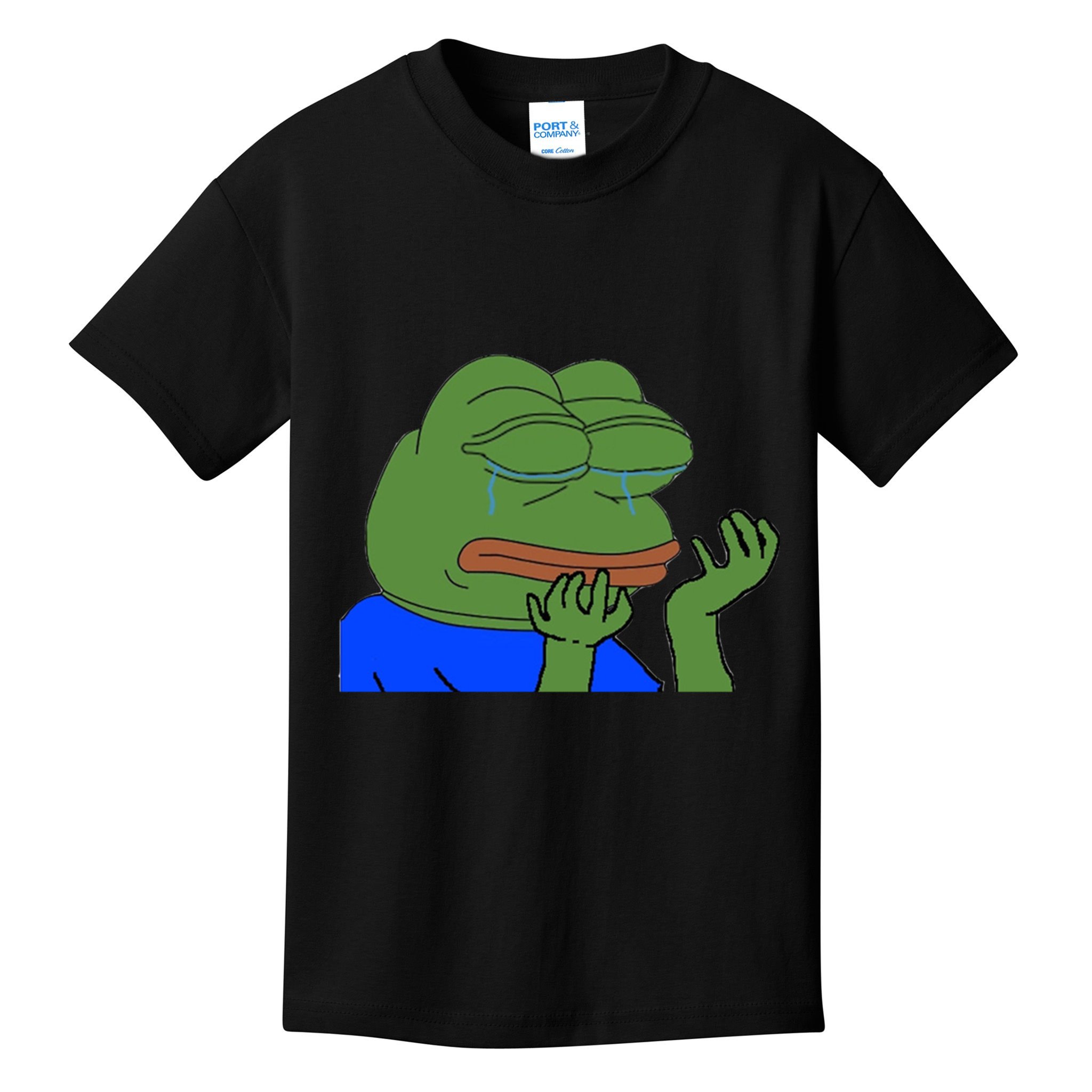 Pepehands Twitch Emote Kids T-Shirt