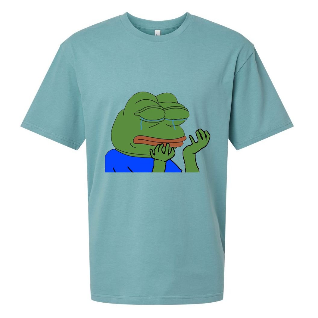 Pepehands Twitch Emote Sueded Cloud Jersey T-Shirt