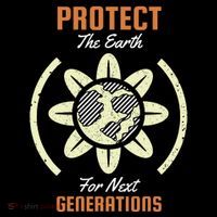 Protect The Earth For Next Generation Button