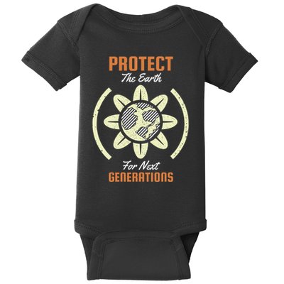Protect The Earth For Next Generation Baby Bodysuit