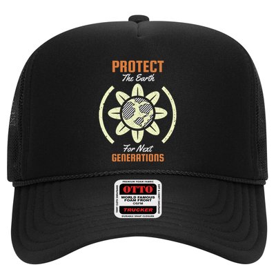 Protect The Earth For Next Generation Trucker Hat