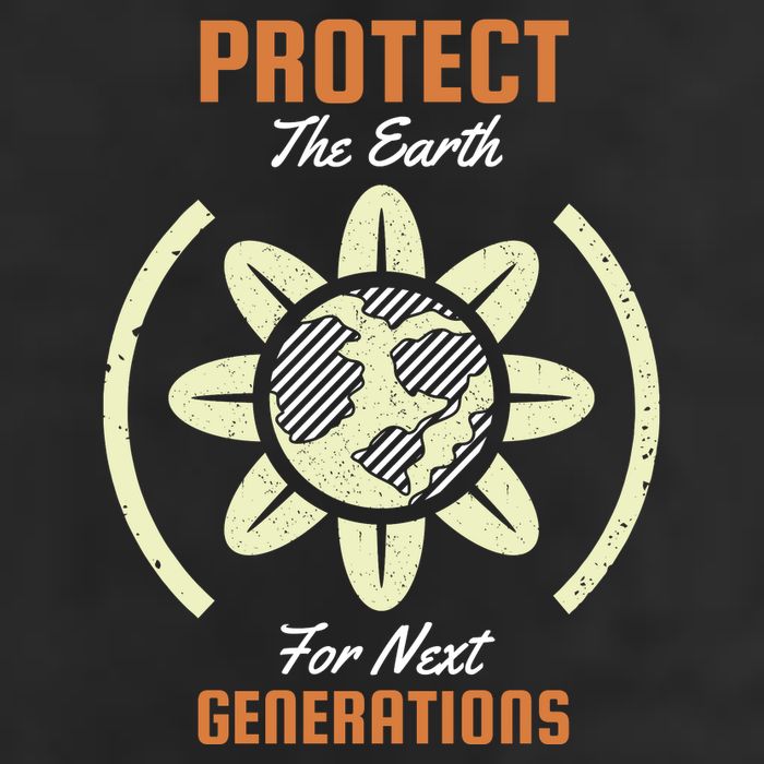 Protect The Earth For Next Generation Golf Towel
