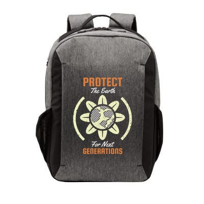 Protect The Earth For Next Generation Vector Backpack