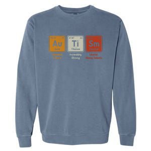 Periodic Table Elets Neurodiversity Autism Awareness Gift Garment-Dyed Sweatshirt