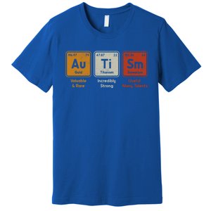 Periodic Table Elets Neurodiversity Autism Awareness Gift Premium T-Shirt