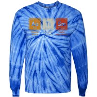 Periodic Table Elets Neurodiversity Autism Awareness Gift Tie-Dye Long Sleeve Shirt