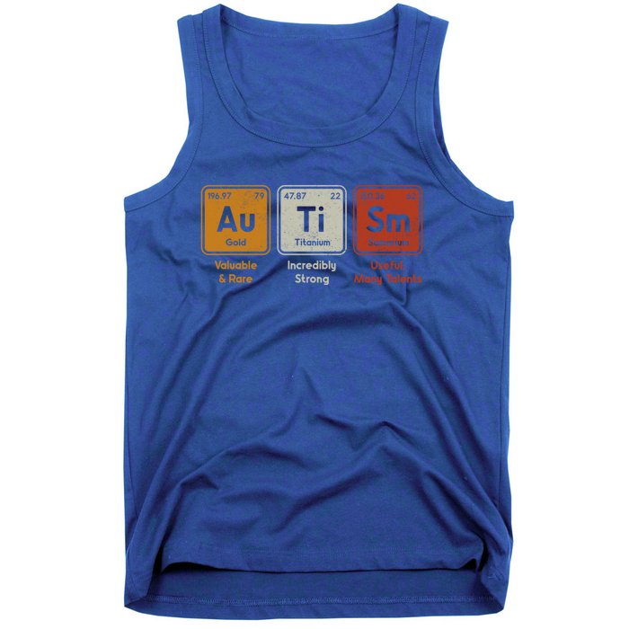 Periodic Table Elets Neurodiversity Autism Awareness Gift Tank Top