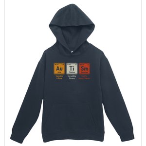 Periodic Table Elets Neurodiversity Autism Awareness Gift Urban Pullover Hoodie