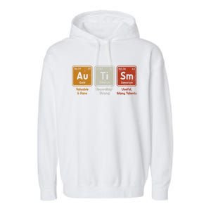 Periodic Table Elets Neurodiversity Autism Awareness Gift Garment-Dyed Fleece Hoodie