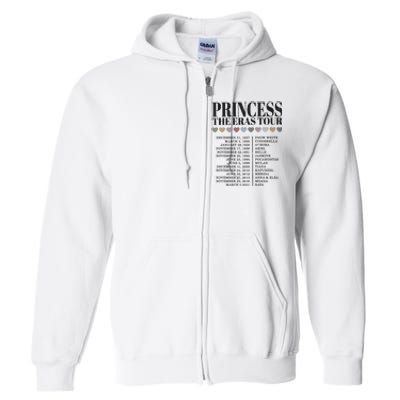 Princess The Eras Full Zip Hoodie