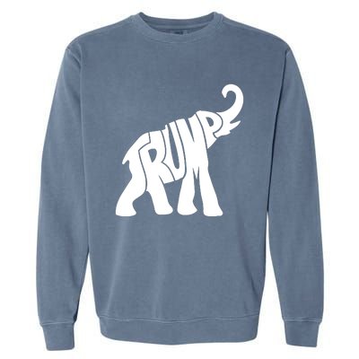 Pro Trump Elephant Garment-Dyed Sweatshirt