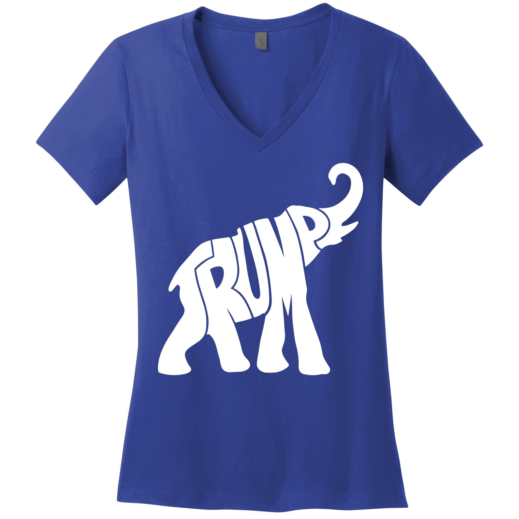 Pro Trump Elephant Women's V-Neck T-Shirt