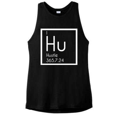 Periodic Table Elet Hustle Great Gift For The Entrepreneur Ladies PosiCharge Tri-Blend Wicking Tank