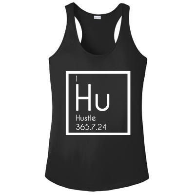 Periodic Table Elet Hustle Great Gift For The Entrepreneur Ladies PosiCharge Competitor Racerback Tank