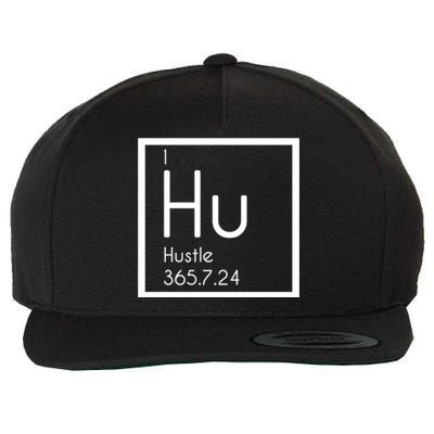 Periodic Table Elet Hustle Great Gift For The Entrepreneur Wool Snapback Cap