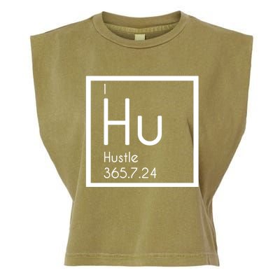 Periodic Table Elet Hustle Great Gift For The Entrepreneur Garment-Dyed Women's Muscle Tee