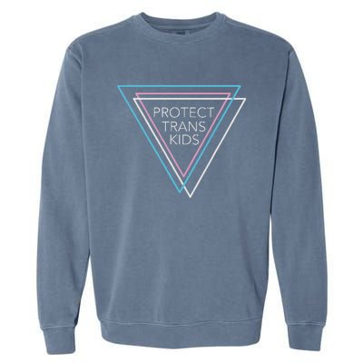 Protect Transg Equality Lgbt Pride Ally Human Rights Garment-Dyed Sweatshirt