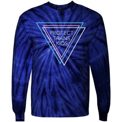 Protect Transg Equality Lgbt Pride Ally Human Rights Tie-Dye Long Sleeve Shirt