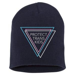 Protect Transg Equality Lgbt Pride Ally Human Rights Short Acrylic Beanie