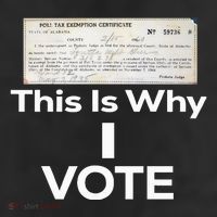 Poll Tax Exemption Certificate This Is Why I Vote Adult Drive Performance Visor