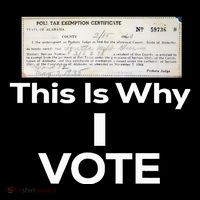 Poll Tax Exemption Certificate This Is Why I Vote Tank Top