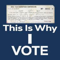 Poll Tax Exemption Certificate This Is Why I Vote Infant Baby Jersey Bodysuit