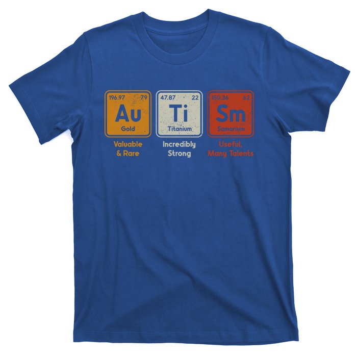 Periodic Table Elets Neurodiversity Autism Awareness Great Gift T-Shirt