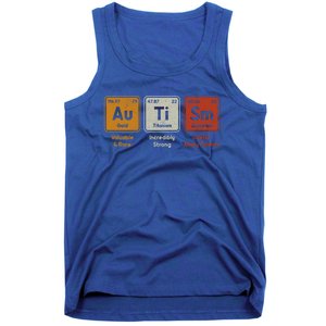 Periodic Table Elets Neurodiversity Autism Awareness Great Gift Tank Top