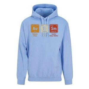 Periodic Table Elets Neurodiversity Autism Awareness Great Gift Unisex Surf Hoodie