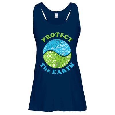 Protect The Earth Support Earth Day Gift Novelty Ladies Essential Flowy Tank