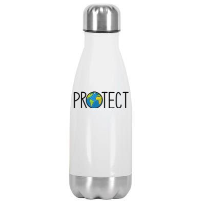 Protect The Earth, Earth Day, Save Our Planet Stainless Steel Insulated Water Bottle