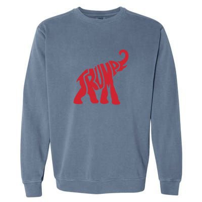 Pro Trump Elephant Trump 2024 Ultra Maga 2 Garment-Dyed Sweatshirt