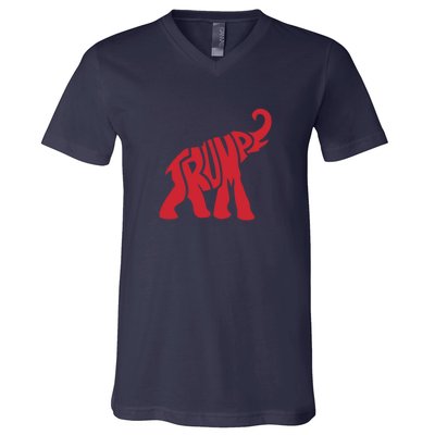 Pro Trump Elephant Trump 2024 Ultra Maga 2 V-Neck T-Shirt