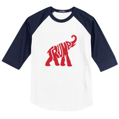 Pro Trump Elephant Trump 2024 Ultra Maga 2 Baseball Sleeve Shirt