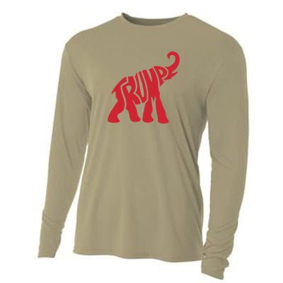 Pro Trump Elephant Trump 2024 Ultra Maga 2 Cooling Performance Long Sleeve Crew