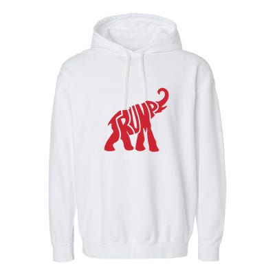 Pro Trump Elephant Trump 2024 Ultra Maga 2 Garment-Dyed Fleece Hoodie