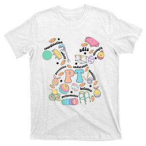 Physical Therapy Easter Bunny PT Physical Therapist Assistant T-Shirt