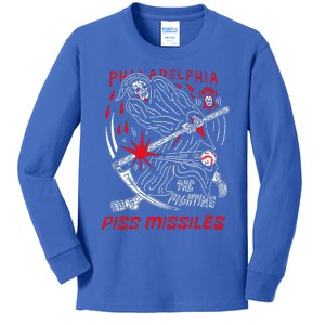 Philadelphia The Fighting Piss Missiles Kids Long Sleeve Shirt