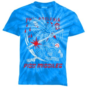 Philadelphia The Fighting Piss Missiles Kids Tie-Dye T-Shirt