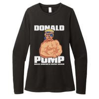 Patriotic Trump Funny July 4th Donald Pump Womens CVC Long Sleeve Shirt