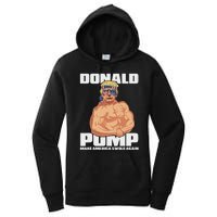 Patriotic Trump Funny July 4th Donald Pump Women's Pullover Hoodie