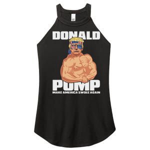 Patriotic Trump Funny July 4th Donald Pump Women's Perfect Tri Rocker Tank