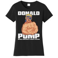 Patriotic Trump Funny July 4th Donald Pump Women's T-Shirt