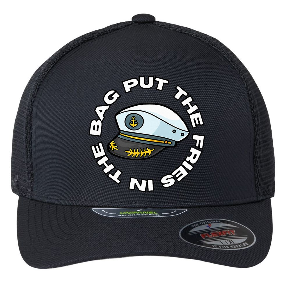 Put The Fries In The Bag Wots Josh Block Flexfit Unipanel Trucker Cap