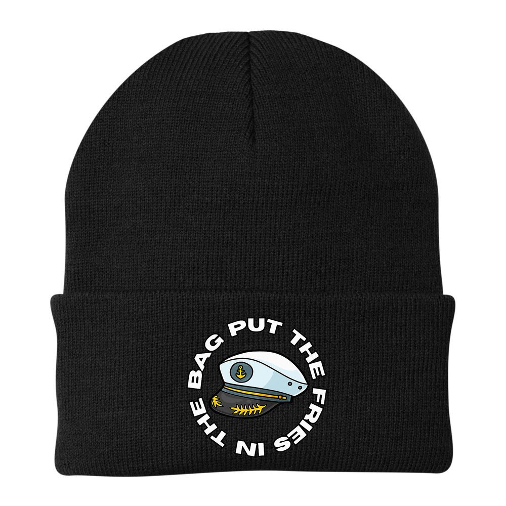 Put The Fries In The Bag Wots Josh Block Beanie