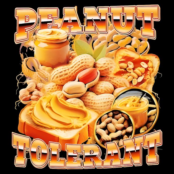 Peanut Tolerant Funny Button