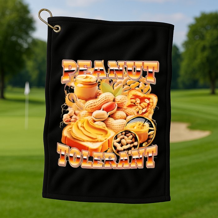 Peanut Tolerant Funny Golf Towel
